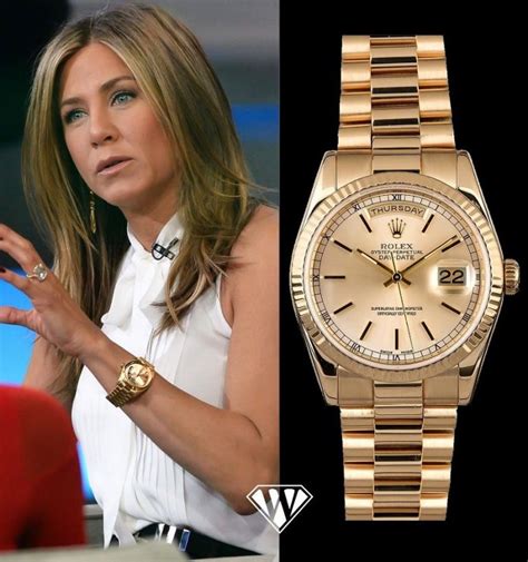 jennifer aniston rose gold rolex|jennifer aniston rolex.